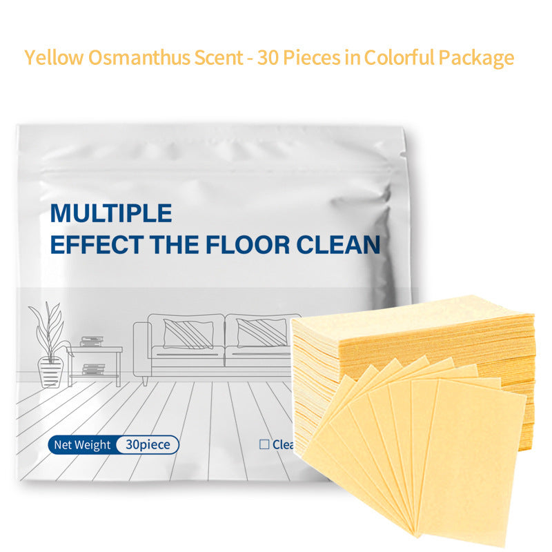 Concentrated floor cleaning tablets in 5 colors