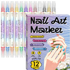 Nail Art Marker Set mit Doppelspitze