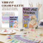 Nail Art Marker Set mit Doppelspitze