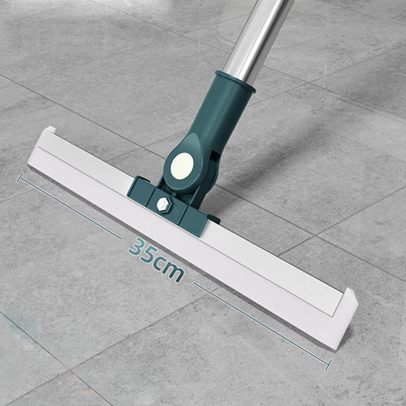 Floor mop with 180° rotatable head – Adjustable handle