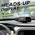Head-up Display Tachometer Solar for Car – GPS-supported