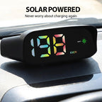 Head-up Display Tachometer Solar for Car – GPS-supported