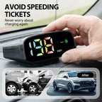 Head-up Display Tachometer Solar for Car – GPS-supported