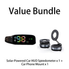 Head-up Display Tachometer Solar for Car – GPS-supported