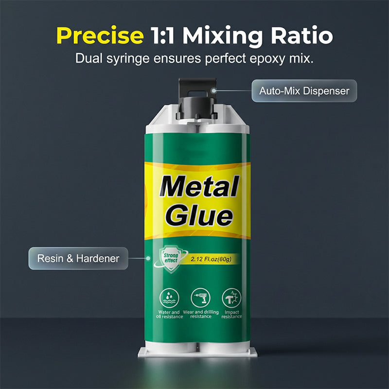 Metallkleber 2-Komponenten Epoxidharz 60g
