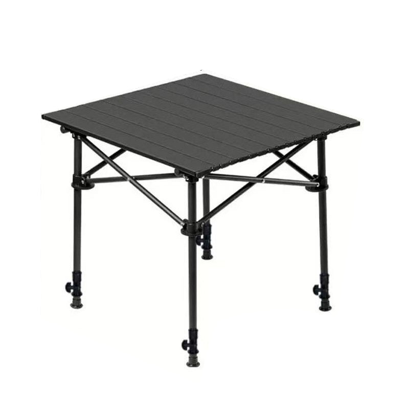 Klappbarer Campingtisch mit Rollup-Tischplatte