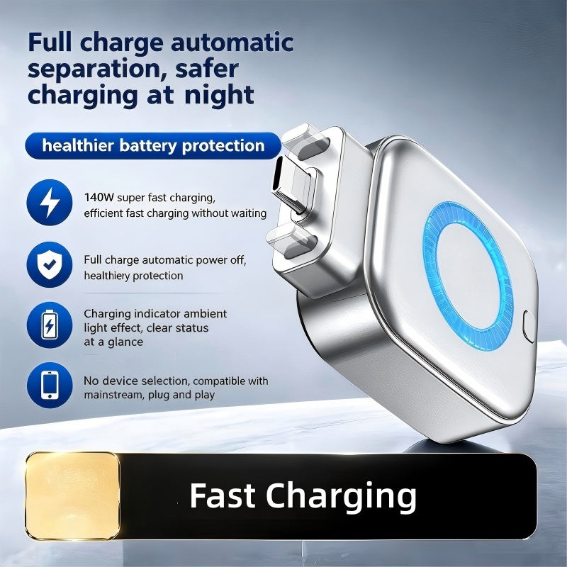 Fast charger with automatic shut-off