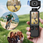 1080P Pocket Camera with Foldable Display and Touchscreen