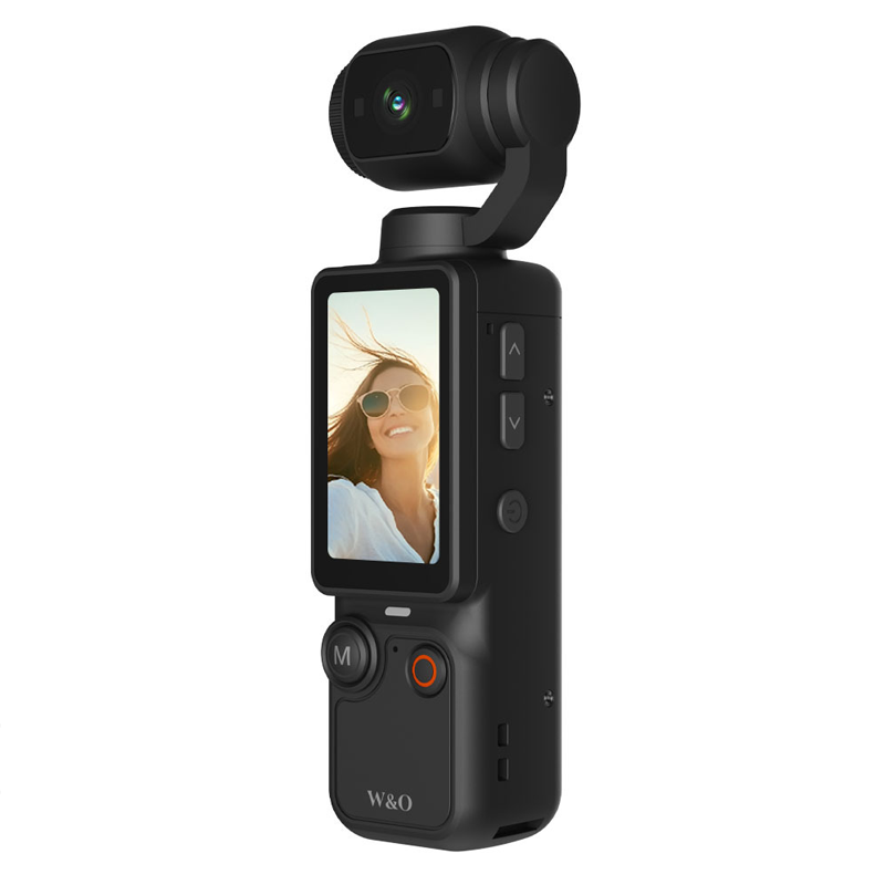 1080P Pocket Camera with Foldable Display and Touchscreen