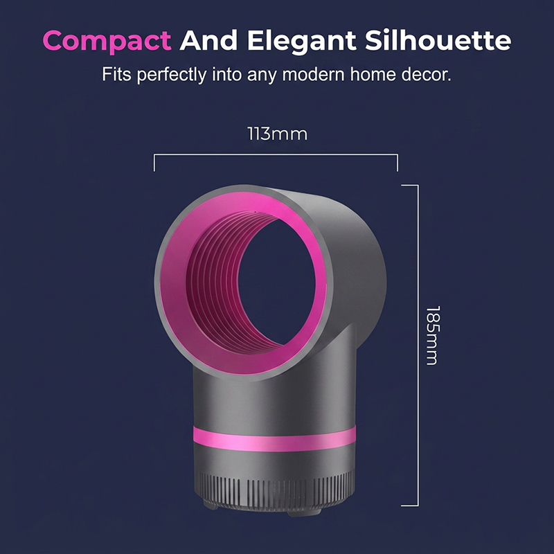 USB mosquito killer lamp with 360° suction technology