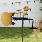Windspiel Schlagzeuger – Kinetische Gartendekoration mit Musikmotiv