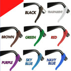 Silicone ear hooks for glasses – non-slip and flexible