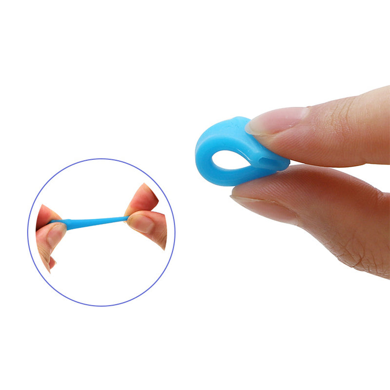 Silicone ear hooks for glasses – non-slip and flexible