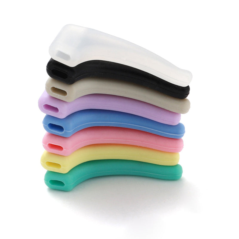 Silicone ear hooks for glasses – non-slip and flexible