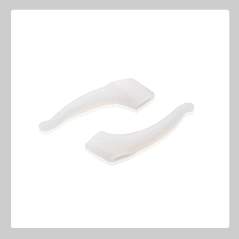 Silicone ear hooks for glasses – non-slip and flexible