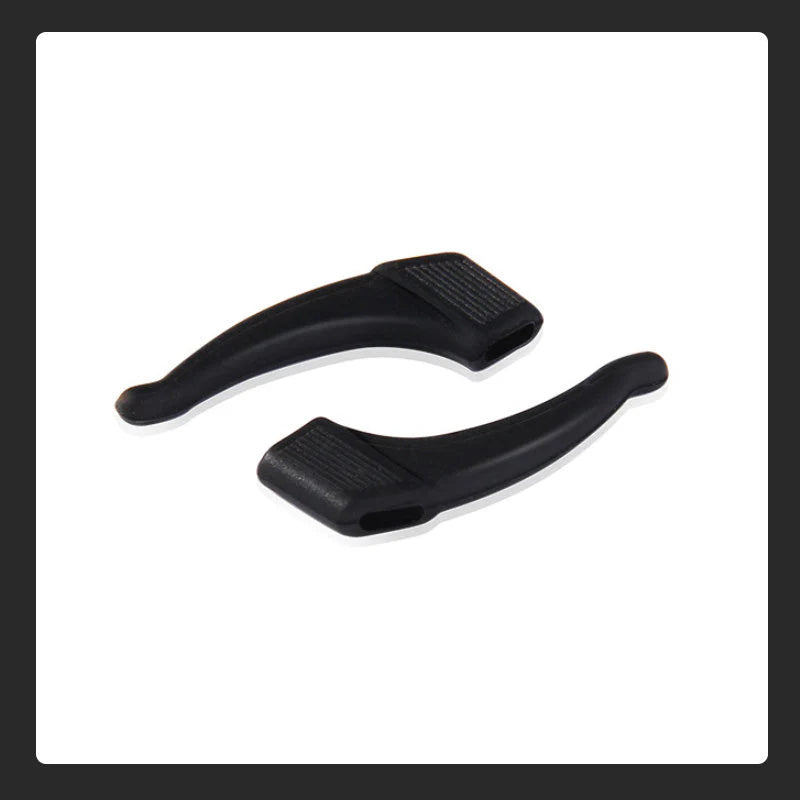 Silicone ear hooks for glasses – non-slip and flexible