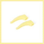 Silicone ear hooks for glasses – non-slip and flexible