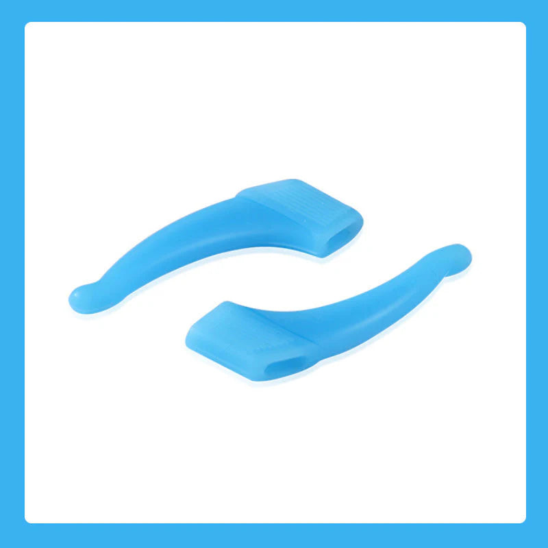 Silicone ear hooks for glasses – non-slip and flexible