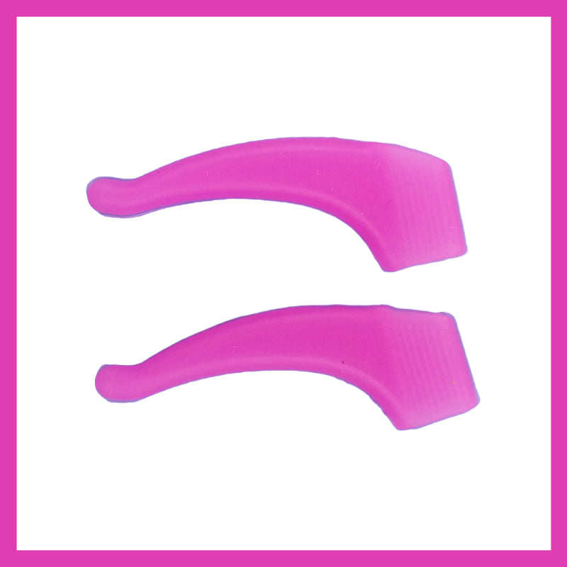 Silicone ear hooks for glasses – non-slip and flexible