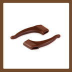 Silicone ear hooks for glasses – non-slip and flexible