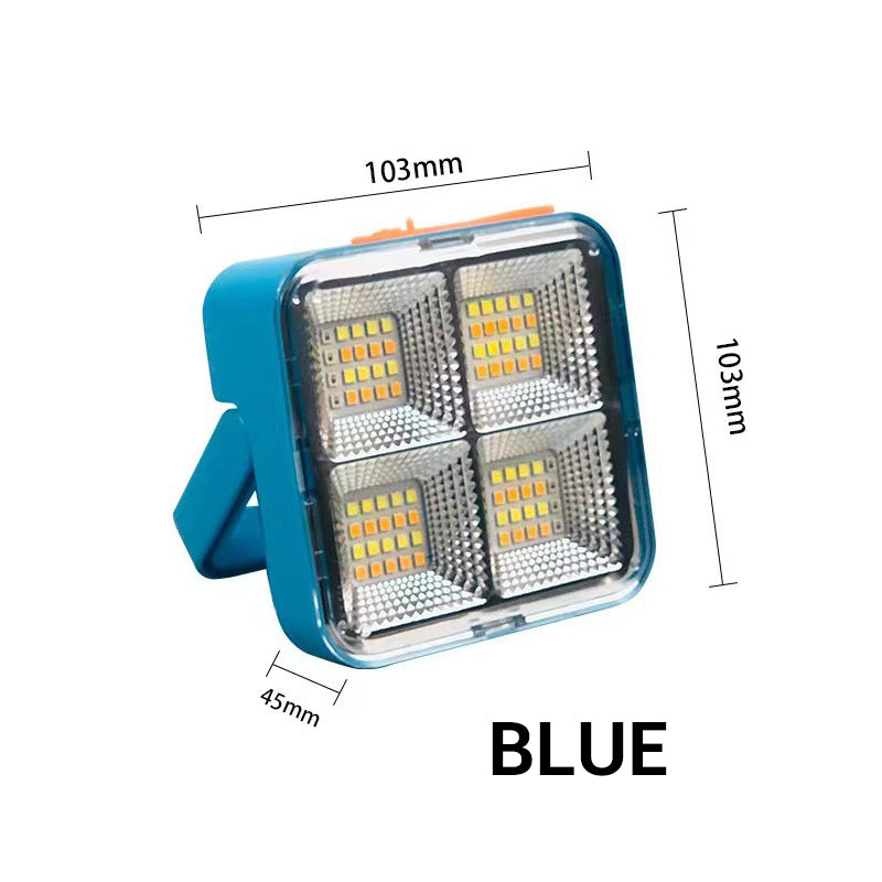 Solar work light LED 40 LEDs with power bank and magnet
