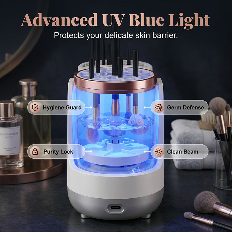 Make-up Pinsel Reinigungsgerät Elektrisch mit UV-Licht