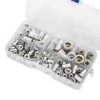 Nietmuttern-Set mit Schraubenköpfen – 6 Größen M3 bis M10