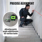 Laser-Wasserwaage Basis mit drehbarem Schwenkarm