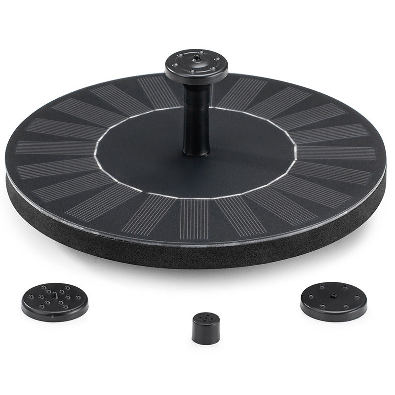 Schwimmende Solar-Wasserfontäne für Badewanne und Pool
