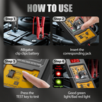 Relay Voltage Tester 12V/24V with LED Display