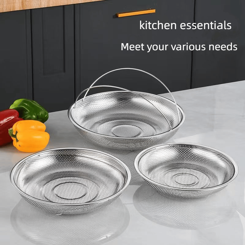 Stainless Steel Steam Insert with Handle – Multifunctional
