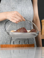 Stainless Steel Steam Insert with Handle – Multifunctional