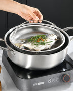 Stainless Steel Steam Insert with Handle – Multifunctional