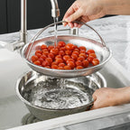 Stainless Steel Steam Insert with Handle – Multifunctional