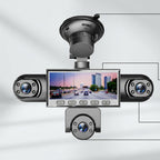 Panorama-Dashcam mit Mehrfachkameras und Nachtsicht