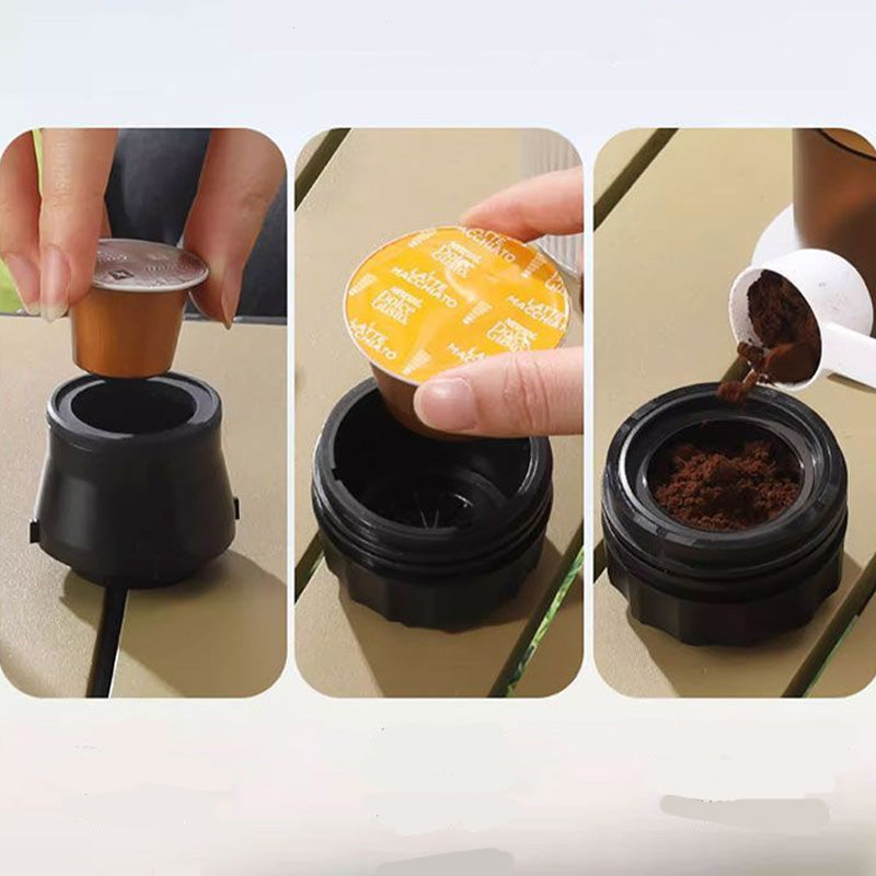 Tragbare Espressomaschine mit LCD-Display – Akkubetrieben