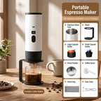 Tragbare Espressomaschine mit LCD-Display – Akkubetrieben