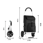 Faltbarer Einkaufstrolley mit Aluminiumrahmen