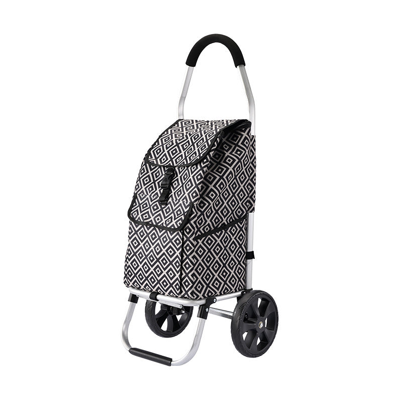 Faltbarer Einkaufstrolley mit Aluminiumrahmen