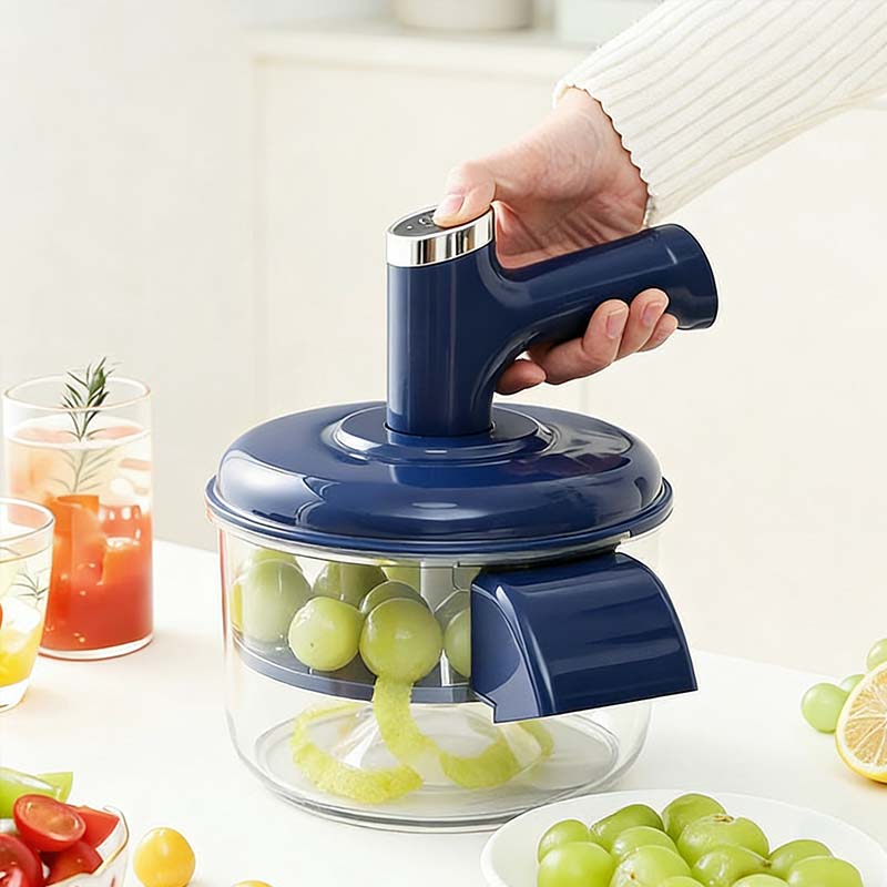 Elektrischer Obstschäler und Mixer 2-in-1