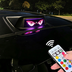 Solar-Dachwarnleuchte mit LED-Teufelsaugen-Design und Fernbedienung