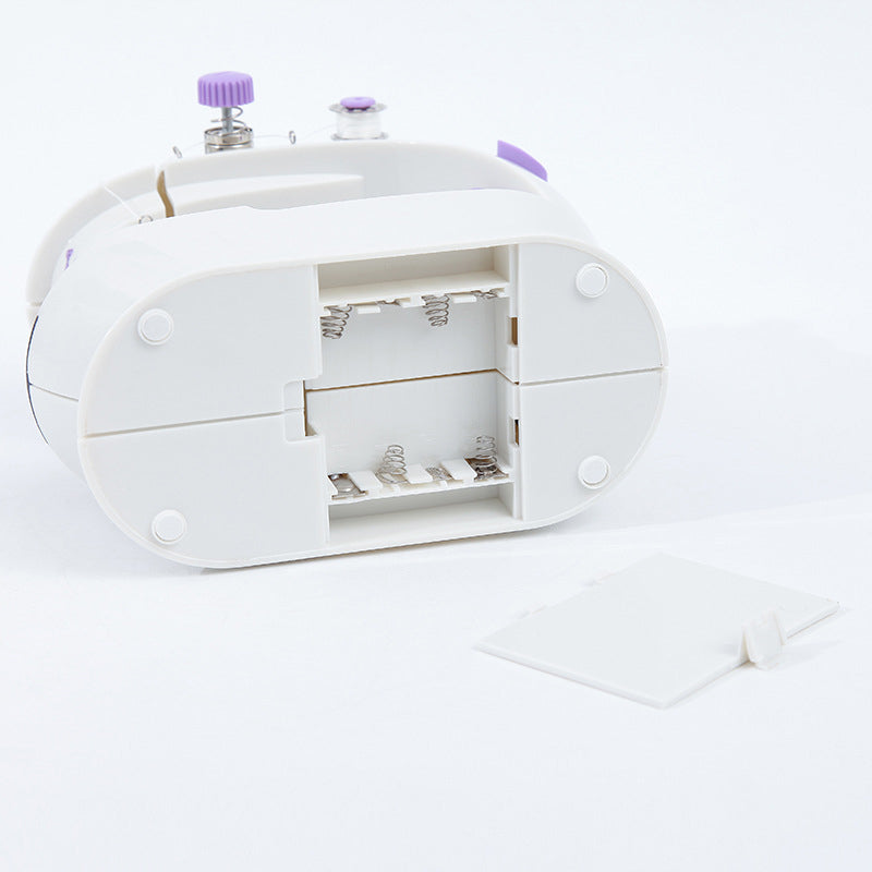 Mini-Nähmaschine mit Doppelfaden und zwei Geschwindigkeitsstufen