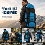 Wanderrucksack 90 l – Wasserdicht & Ergonomisch