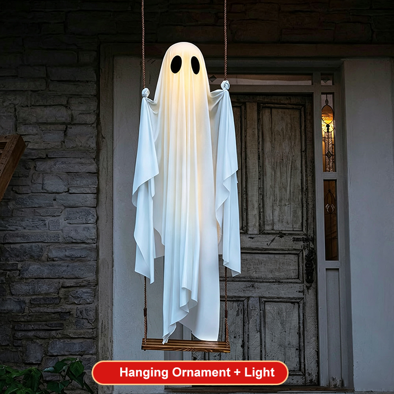 Halloween Hängegeist mit Schaukel-Dekoration