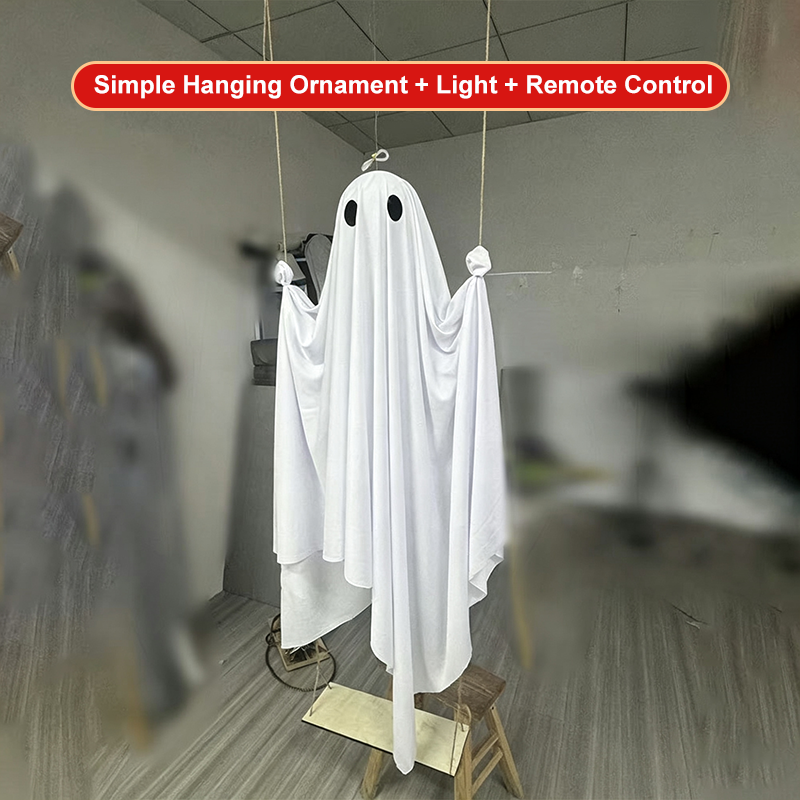 Halloween Hängegeist mit Schaukel-Dekoration