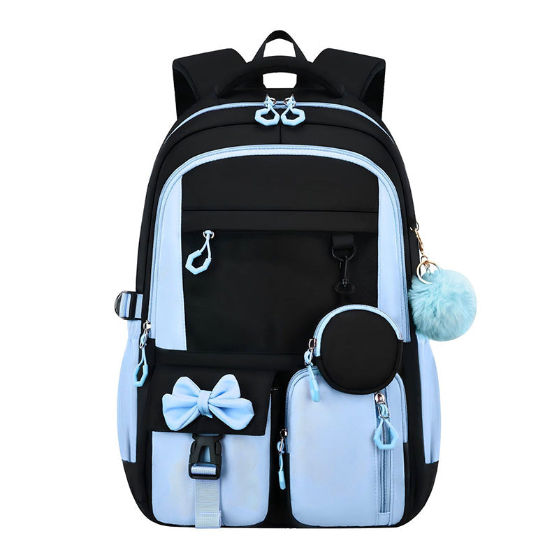 Schulrucksack mit Schleife – Leicht und Geräumig