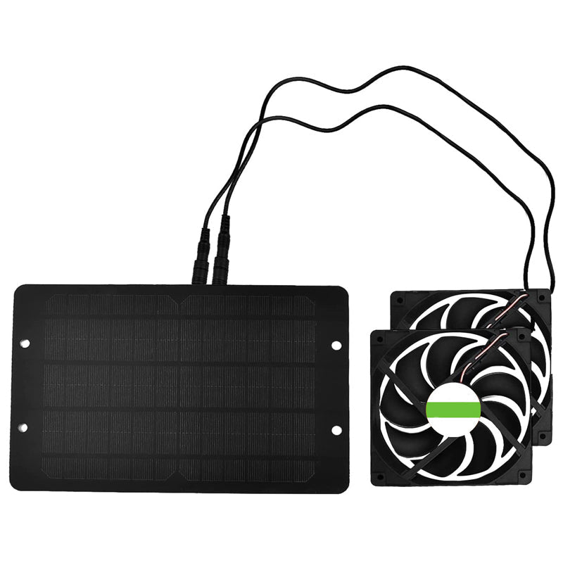 Solar-Lüftungsset mit Doppelventilator