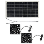 Solar-Lüftungsset mit Doppelventilator