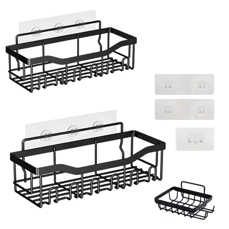 Klebe-Duschregal Eckform mit Haken