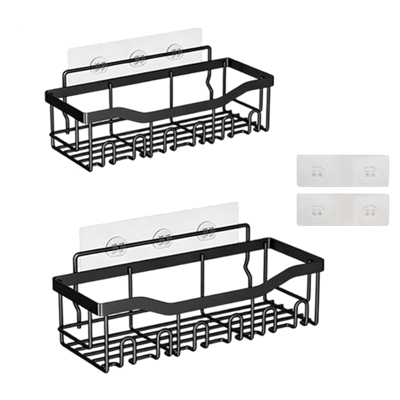 Klebe-Duschregal Eckform mit Haken